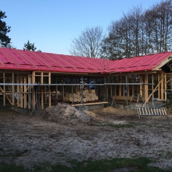 nyt tag begyndt på nyt sommerhus