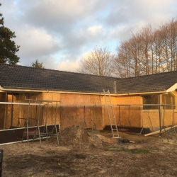 nyt tag på nyt sommerhus